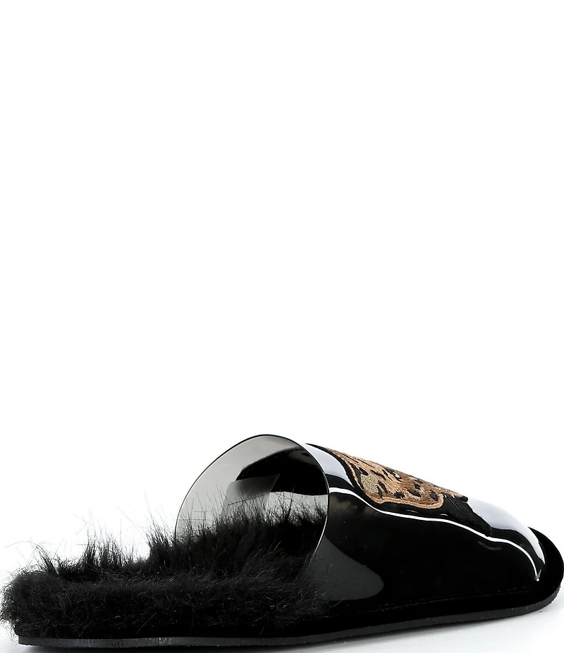 Farm Rio Crystal Hotel Leather Slippers