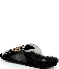 Farm Rio Crystal Hotel Leather Slippers