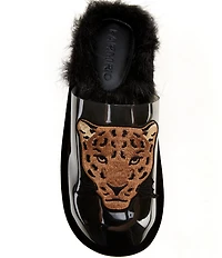 Farm Rio Crystal Hotel Leather Slippers