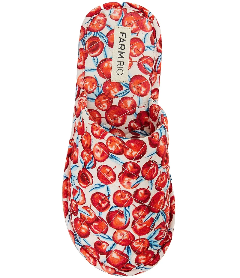 Farm Rio Farm Cherry Fabric Hotel Slippers