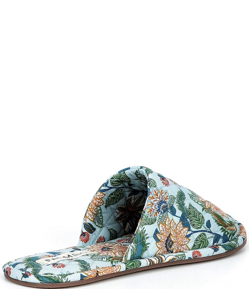 Farm Rio Farm Floral Fabric Hotel Slippers