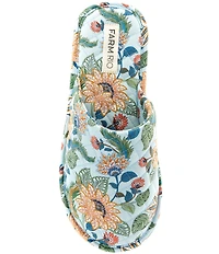 Farm Rio Farm Floral Fabric Hotel Slippers
