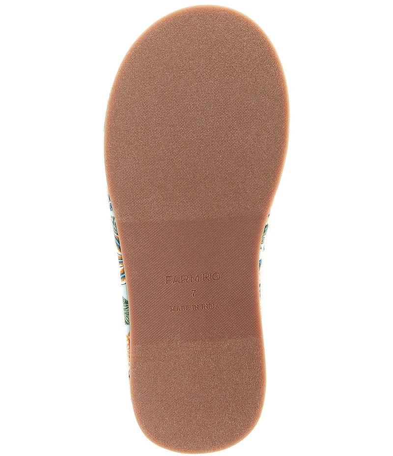 Farm Rio Farm Floral Fabric Hotel Slippers