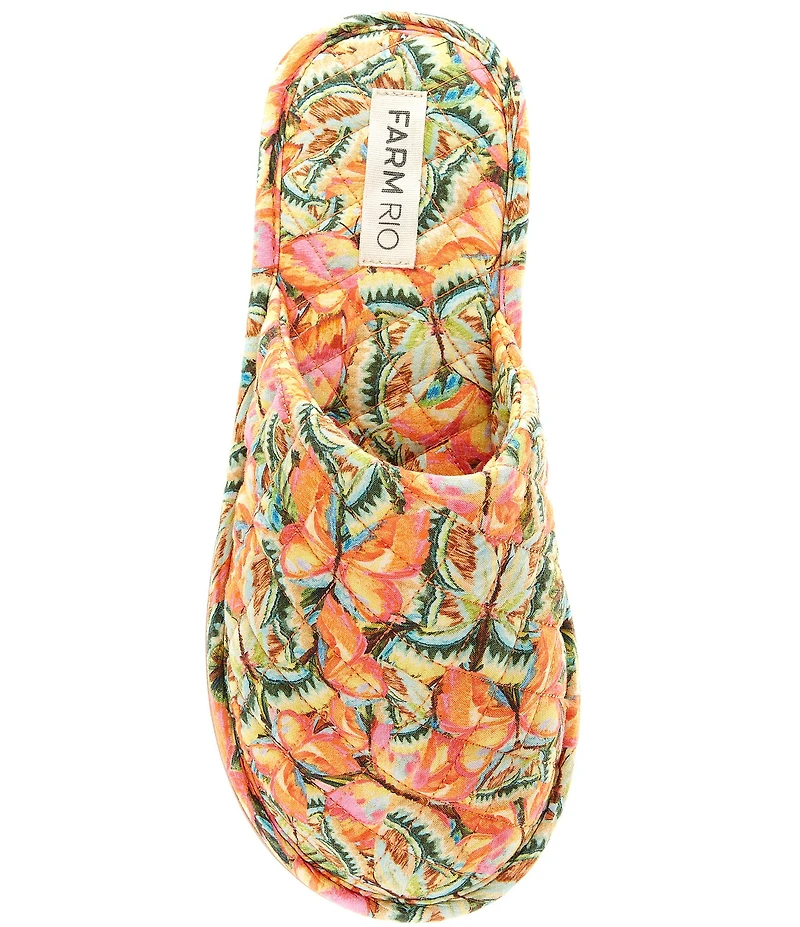 Farm Rio Farm Tropical Fabric Hotel Slippers