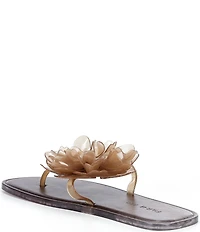 Farm Rio Flower Jelly Flat Thong Sandals