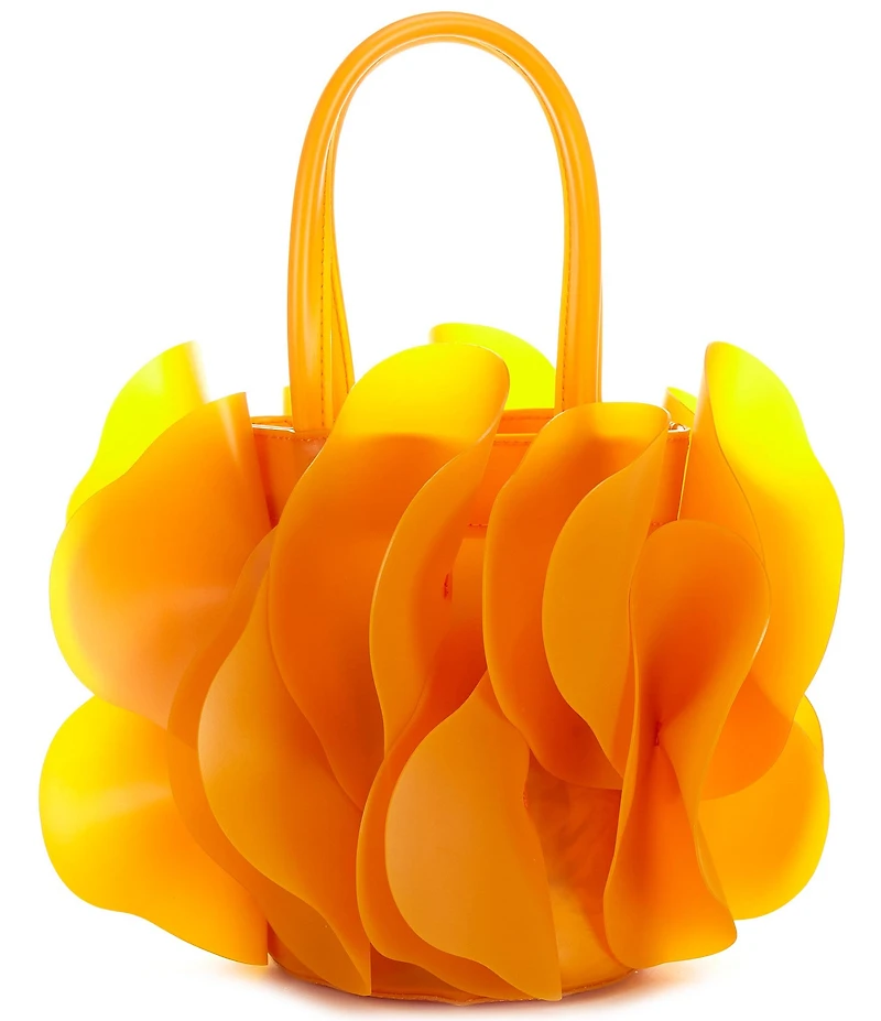 Farm Rio Jelly Flower Handle Mini Bucket Bag