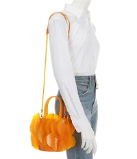 Farm Rio Jelly Flower Handle Mini Bucket Bag