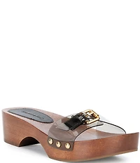 Farm Rio Jelly Studded Banded Mules