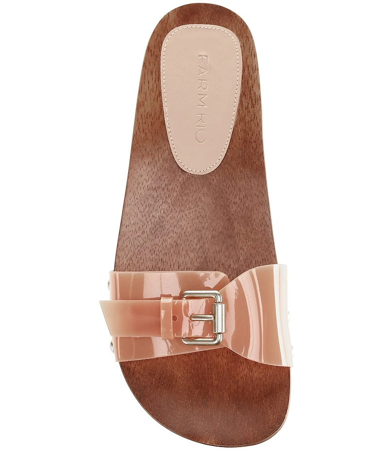 Farm Rio Jelly Studded Banded Mules