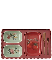 Farm Rio Jolly Bites Ceramic Appetizer Set