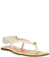 Farm Rio Lobster Sling Back Thong Sandals