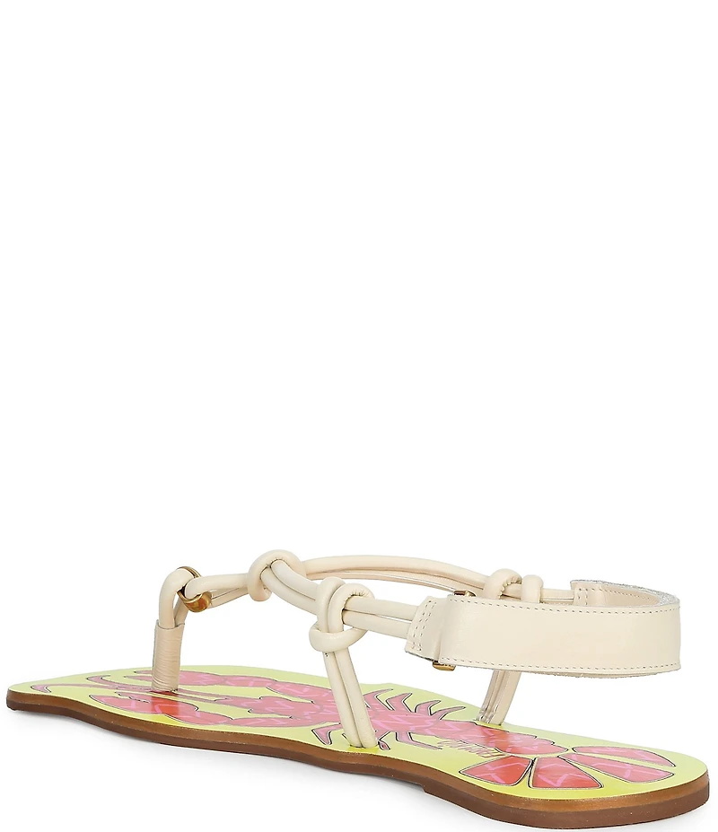 Farm Rio Lobster Sling Back Thong Sandals