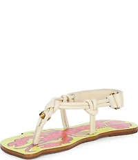 Farm Rio Lobster Sling Back Thong Sandals