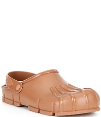 Farm Rio Monstera Slingback Rubber Rain Clogs