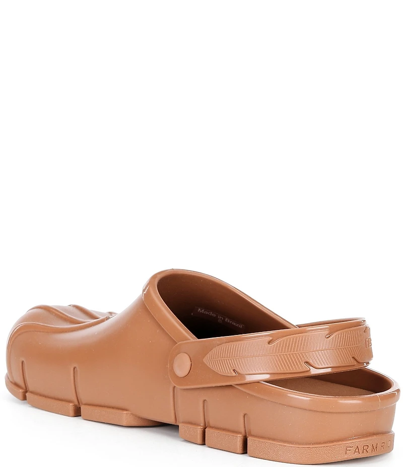 Farm Rio Monstera Slingback Rubber Rain Clogs