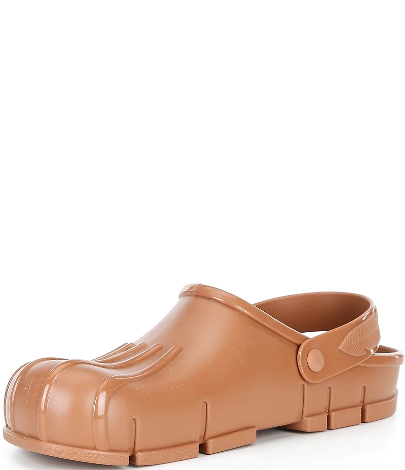 Farm Rio Monstera Slingback Rubber Rain Clogs