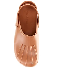 Farm Rio Monstera Slingback Rubber Rain Clogs