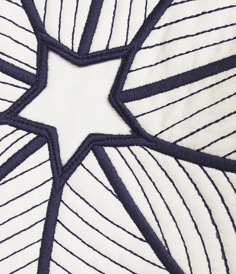 FARM Rio Off-White Coast Stars 3D Sleeveless Halter Neck Top