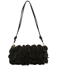 Farm Rio Raffia Flower Shoulder Bag