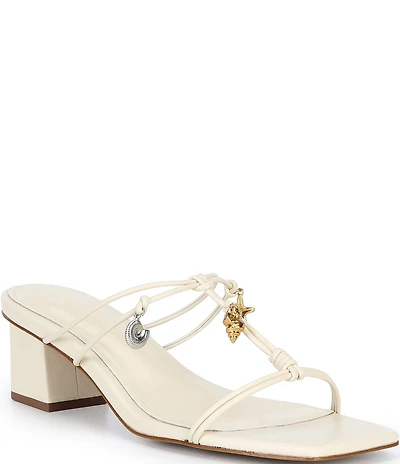 Farm Rio Sea Block Heel Sandals