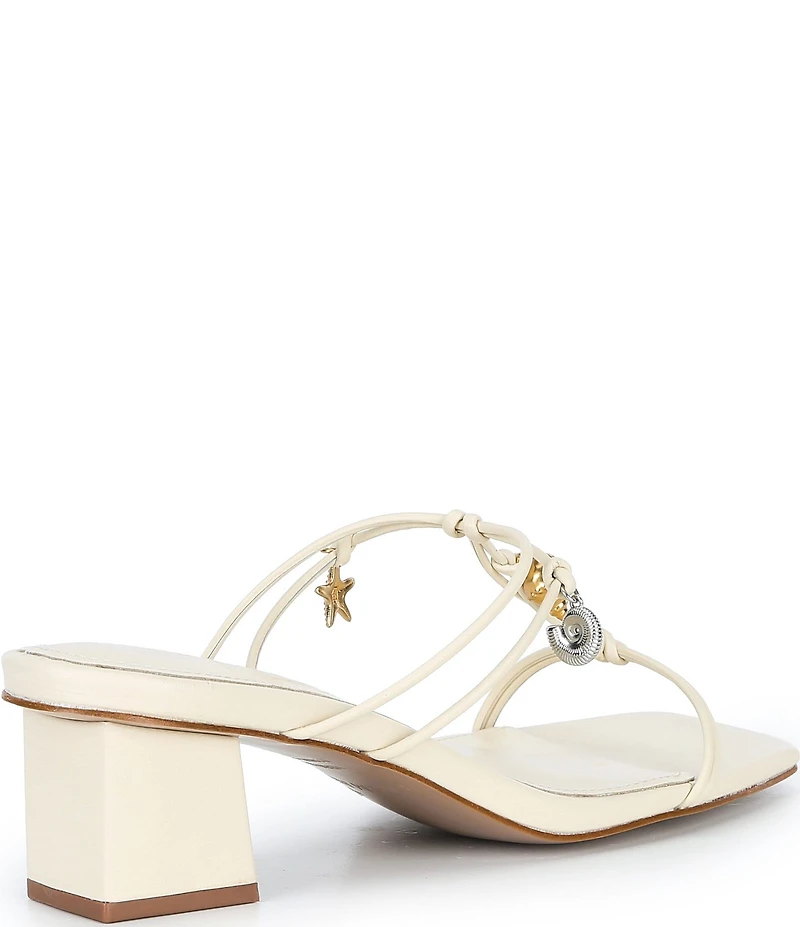Farm Rio Sea Block Heel Sandals