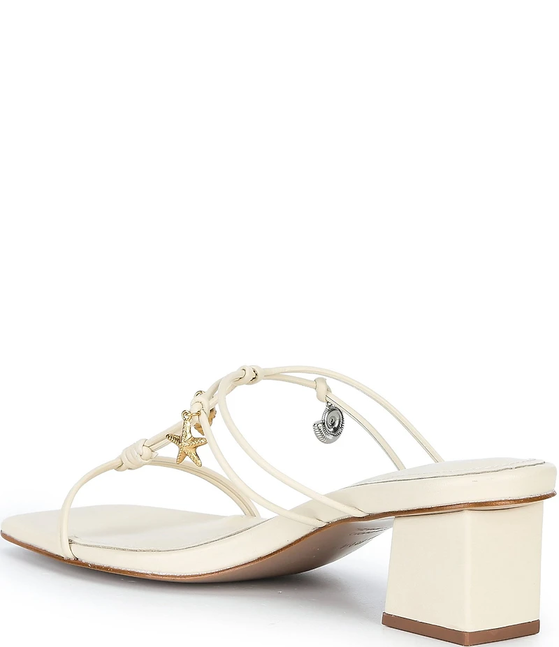 Farm Rio Sea Block Heel Sandals
