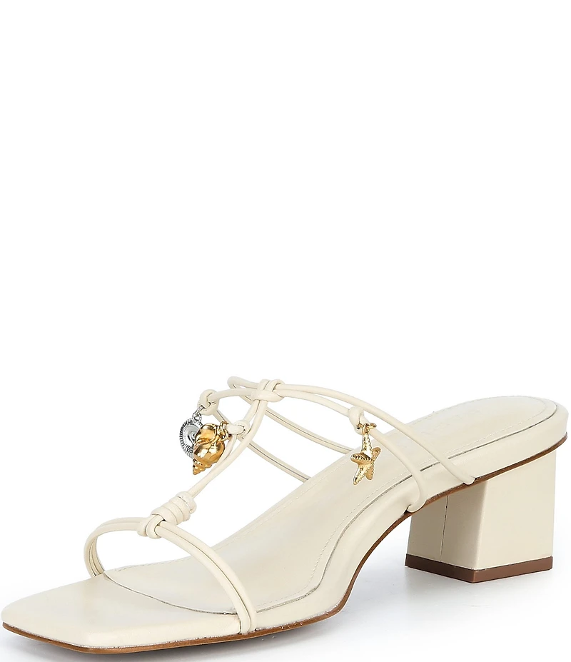 Farm Rio Sea Block Heel Sandals