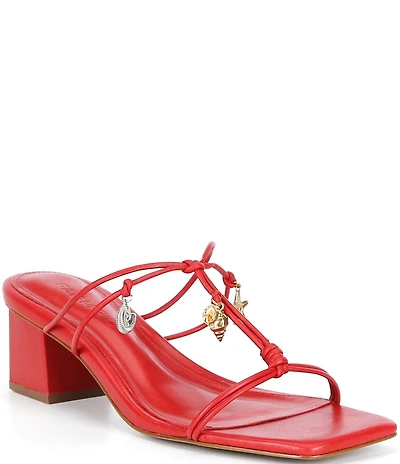 Farm Rio Sea Block Heel Sandals