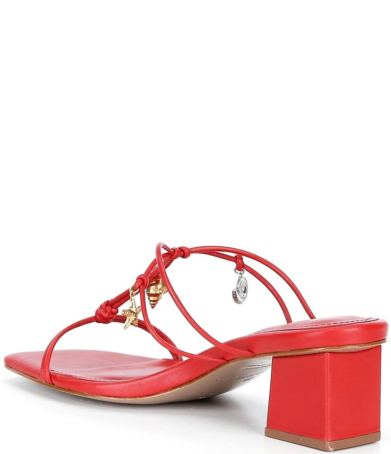 Farm Rio Sea Block Heel Sandals