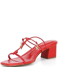 Farm Rio Sea Block Heel Sandals