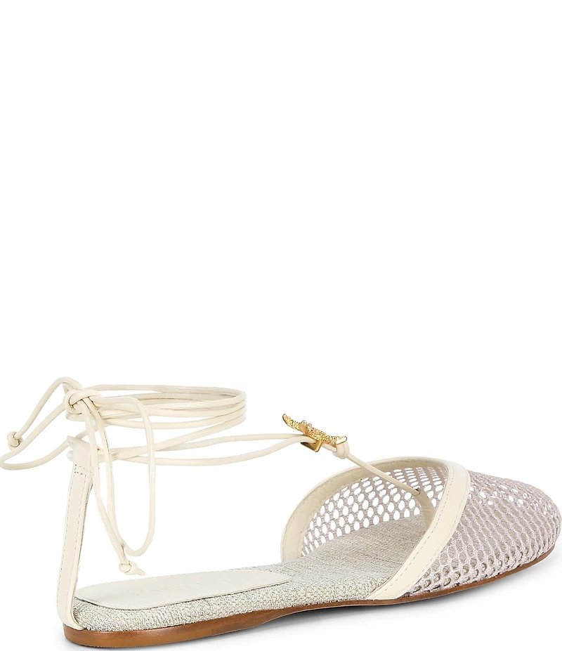 Farm Rio Sea Lace Up Mules