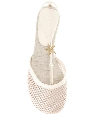 Farm Rio Sea Lace Up Mules