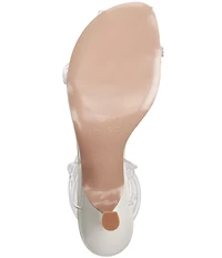 Farm Rio Spaghetti Jelly Lace Up Kitten Heel Dress Sandals