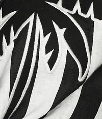 Farm Rio Spring Stripe Short Sleeve Crop Top