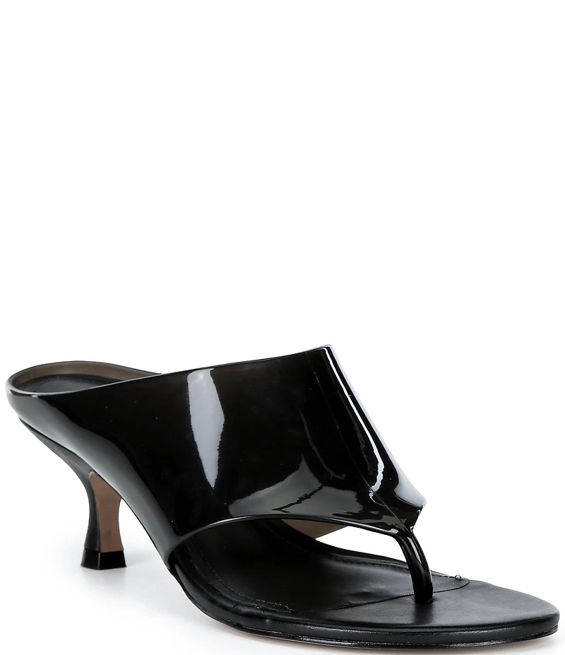 Farm Rio Thong Jelly Kitten Heel Slide Sandals