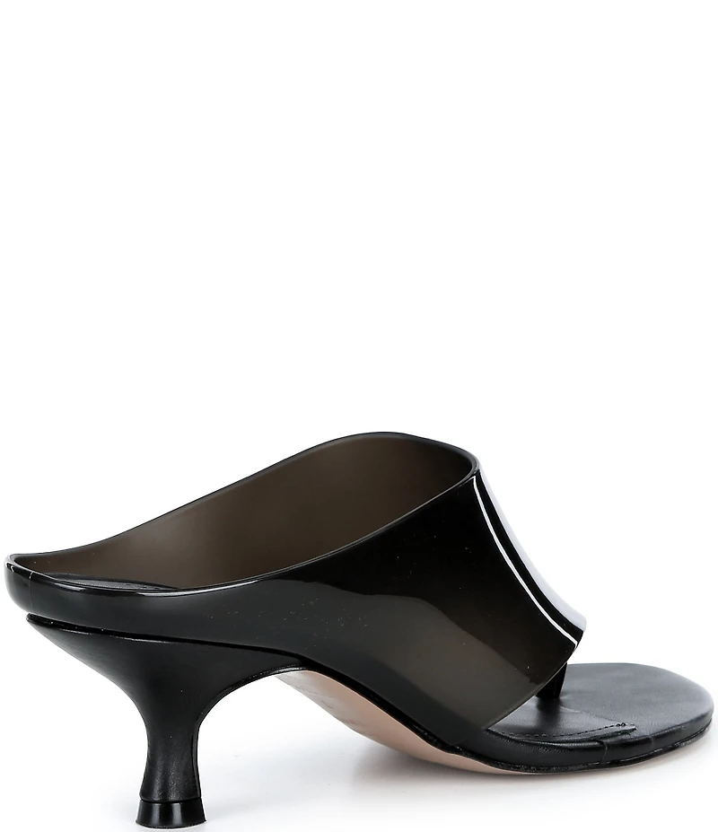 Farm Rio Thong Jelly Kitten Heel Slide Sandals