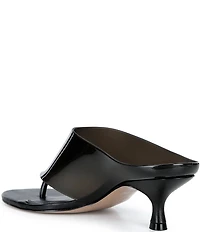 Farm Rio Thong Jelly Kitten Heel Slide Sandals