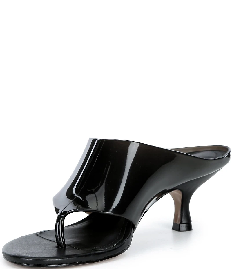 Farm Rio Thong Jelly Kitten Heel Slide Sandals