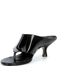 Farm Rio Thong Jelly Kitten Heel Slide Sandals