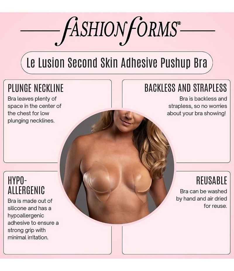 Fashion Forms Le Lusion Second Skin Adhesive Push-Up Bra
