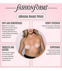 Fashion Forms Adhesive Breast Petals 6-Pack