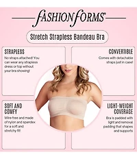 Fashion Forms Stretch Strapless Bandeau Bra