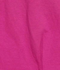 Feather Gray Cotton-Blend Crew Neck Sleeveless Pleated Muscle Tee