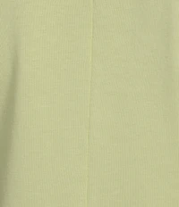 Feather Gray Modal Blend Crew Neck Short Sleeve Ruched Top