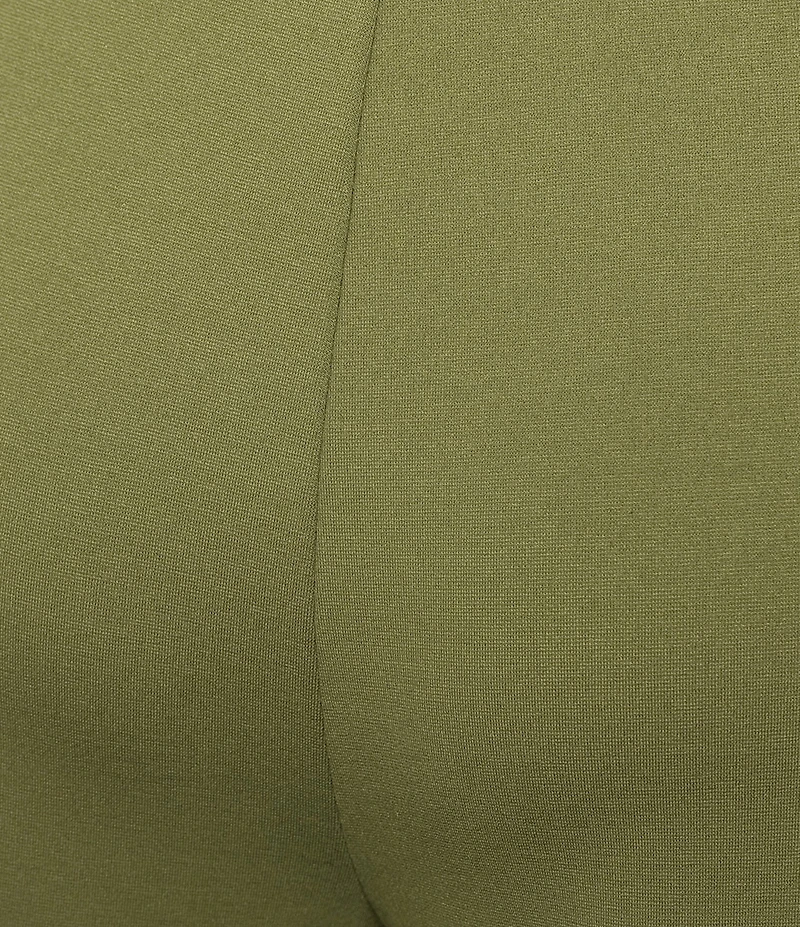 Feather Gray Wide Leg Pull-On Trouser Knit Pants