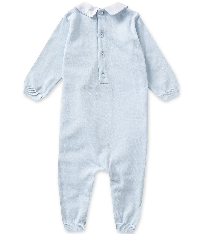 Feltman Brothers Baby Boys Knit Coverall and Hat Set