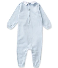 Feltman Brothers Baby Boys Knit Coverall and Hat Set