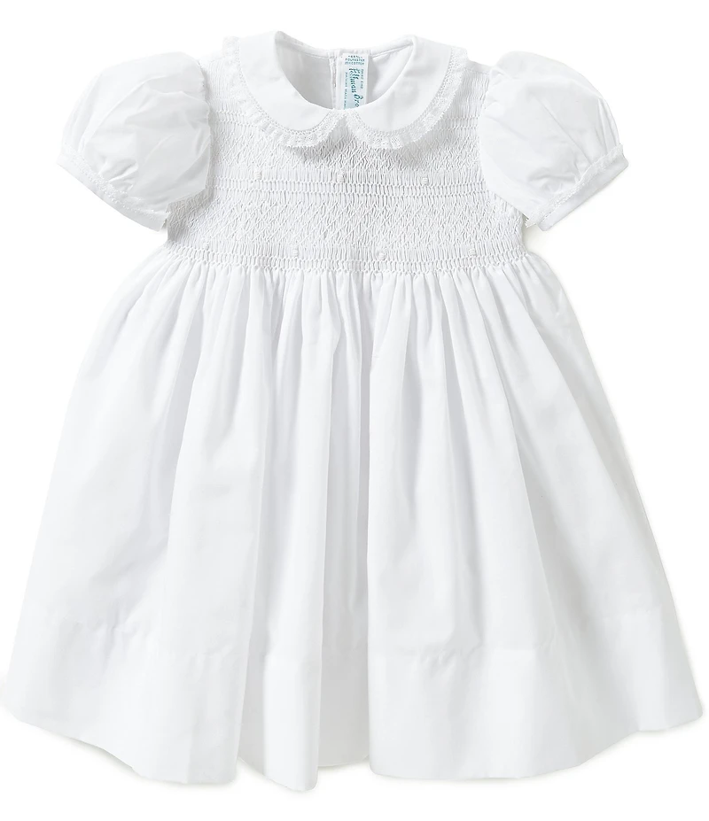 Feltman Brothers Baby Girls Smocked Lace-Detailed Dress