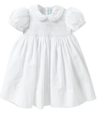 Feltman Brothers Baby Girls Smocked Lace-Detailed Dress