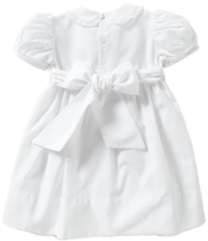 Feltman Brothers Baby Girls Smocked Lace-Detailed Dress